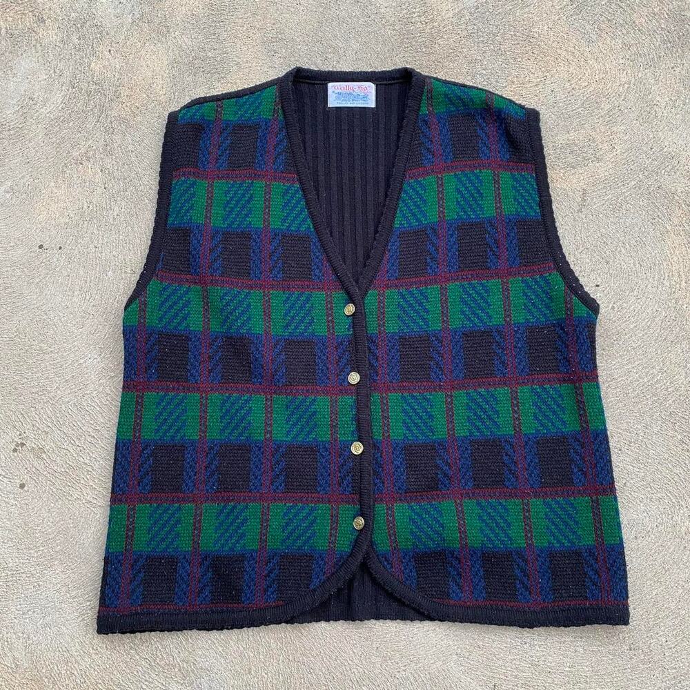 Green Mens Tally Ho Sweater Vest
